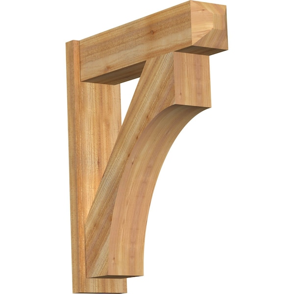 Ekena Millwork Westlake Craftsman Rough Sawn Outlooker, Western Red Cedar, 8"W x 30"D x 36"H OUT08X30X36WTL04RWR - main